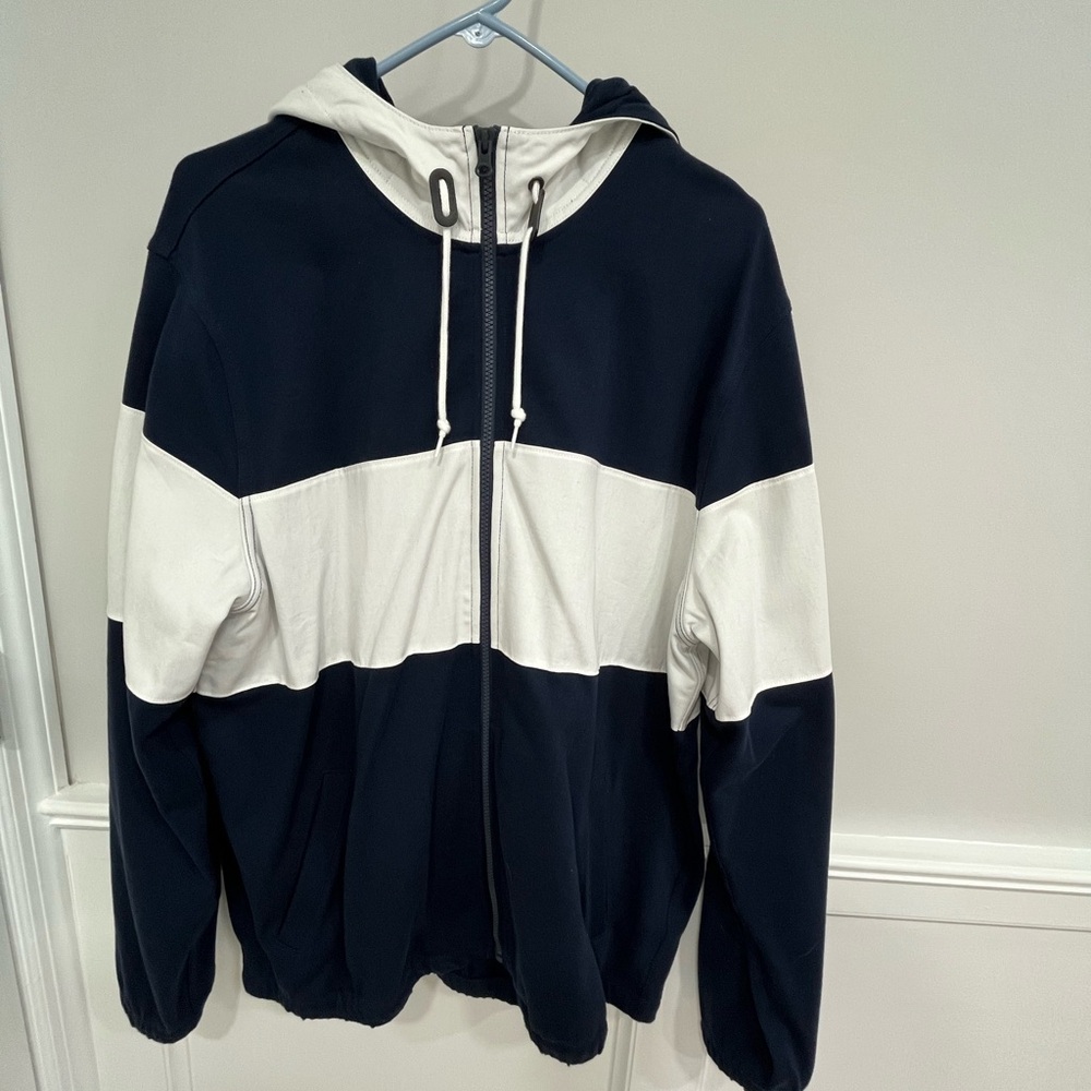 J. Crew Men’s Full Zip Rugby Hoodie